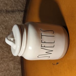 Rae Dunn Artisan Collection Sweets Jar w/Lid